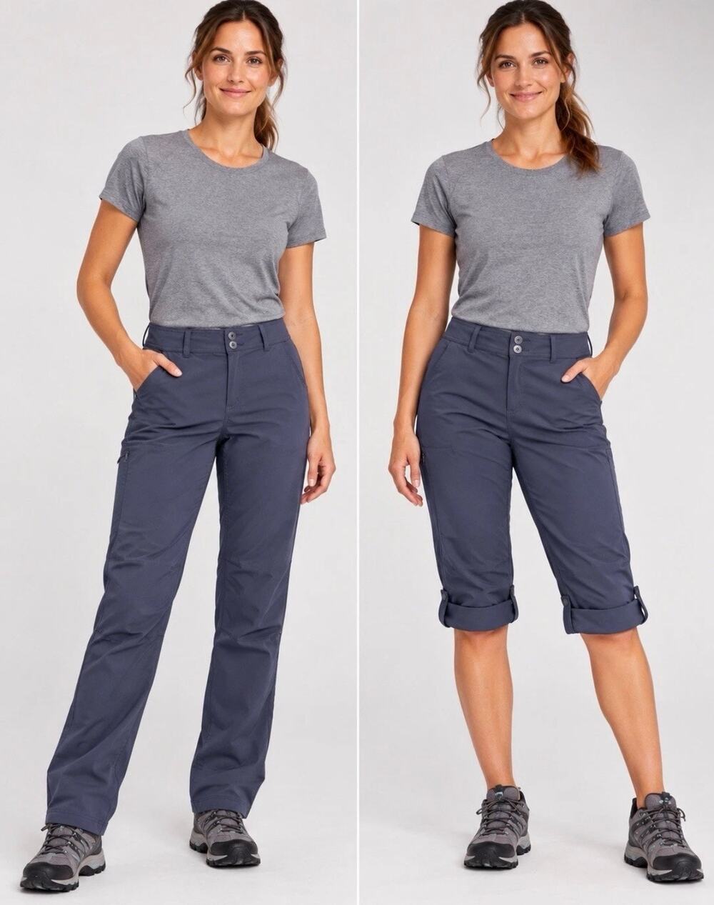 prAna Halle Pants Women’s Size 12 Dark Gray Stretch Zion Hiking